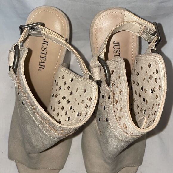 Just fad open toe sling back wide heal - Picture 4 of 12